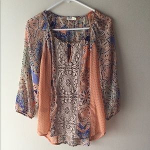 Boho peasant blouse